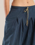 Wide leg pants with pleats on the front and back